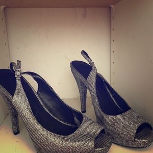 Women’s silver shoes